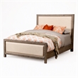 Pemberly Row King Size Wood Bed in Natural Gray