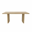 Pemberly Row 71 in Rectangular Dining Table in Natural Wood Finish