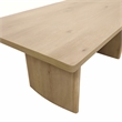Pemberly Row 71 in Rectangular Dining Table in Natural Wood Finish