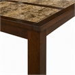 Pemberly Row Large Wood Pub Table in Espresso