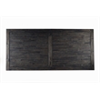 Pemberly Row Wood Extension Dining Table in Salvaged Gray Finish