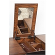 Pemberly Row Wood Bedroom Vanity in Two-Tone Walnut & Black Finish