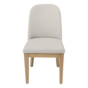 Pemberly Row Side Dining Chairs in Brown Wood - Set of 2