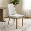 Pemberly Row Side Dining Chairs in Brown Wood - Set of 2