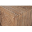 Pemberly Row Weathered Wood Sideboard with Chevron Pattern Front
