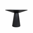 Pemberly Row Round Counter Height Table in Vintage Black Wood