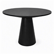 Pemberly Row Round Counter Height Table in Vintage Black Wood