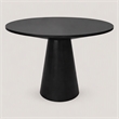 Pemberly Row Round Counter Height Table in Vintage Black Wood