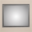 Pemberly Row Wood Bedroom Mirror with Beveled Glass in Dark Gray