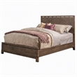 Pemberly Row Standard King Panel Bed in Weathered Grey Finish