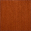 Pemberly Row Mid Century Queen Wood Panel Bed in Acorn Brown Finish