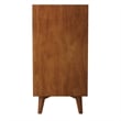 Pemberly Row Small 3-Drawer Chest in Acorn Finish with Felt Lined Drawer