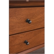 Pemberly Row Large 2-Drawer Wood Nightstand in Acorn Finish