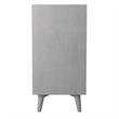 Pemberly Row Mid Century Wood Accent Chest with 3 Drawers in Gray