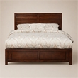 Pemberly Row Full Size Storage Bed with 2 Drawers in Cappuccino Finish