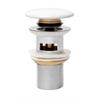 Pemberly Row Ceramic Mushroom Top Pop-Up Drain for Sinks with Overflow