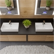 Pemberly Row Ceramic Mushroom Top Pop-Up Drain for Sinks with Overflow