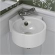 Pemberly Row Ceramic Mushroom Top Pop-Up Drain for Sinks with Overflow
