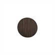 Pemberly Row Round Leg Wood Dining Table in Burnished Dark Oak (Brown)