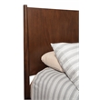 Pemberly Row Mid Century Wood Full Size Panel Bed in Walnut (Brown)