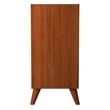 Pemberly Row 3 Drawer Two Tone Small Chest in Acorn (Brown) and White