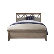 Pemberly Row Full Size Wood Headboard Only in French Truffle