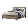 Pemberly Row Full Size Wood Headboard Only in French Truffle