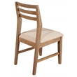 Pemberly Row Set of 2 Dining Side Chairs in Weathered Natural (Brown)