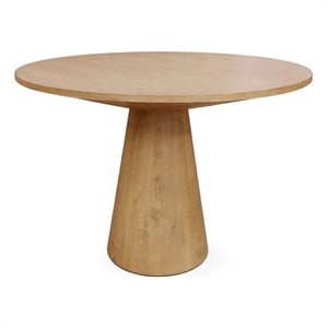 Pemberly Row 47.5&quot Round Counter Height Dining Table in Natural