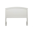 Pemberly Row Standard King Mahogany Wood Headboard Only in Antique White