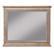 Pemberly Row Mahogany Wood Dresser Mirror in French Truffle (Brown)