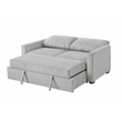 Pemberly Row 71 in. W Convertible Sleeper Sofa Bed in Light Gray