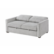 Pemberly Row 71 in. W Convertible Sleeper Sofa Bed in Light Gray