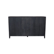 Pemberly Row Rectangular Wood Sideboard with 3 Drawers in Black