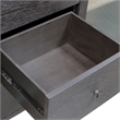 Pemberly Row Rectangular Wood Sideboard with 3 Drawers in Black