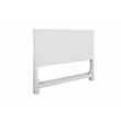 Pemberly Row California King Wood Headboard Only in Classic White