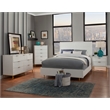 Pemberly Row Wood 2 Drawer Bedside Nightstand in Classic White