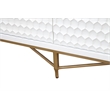 Pemberly Row Mahogany Wood 7 Drawer Dresser in Classic White