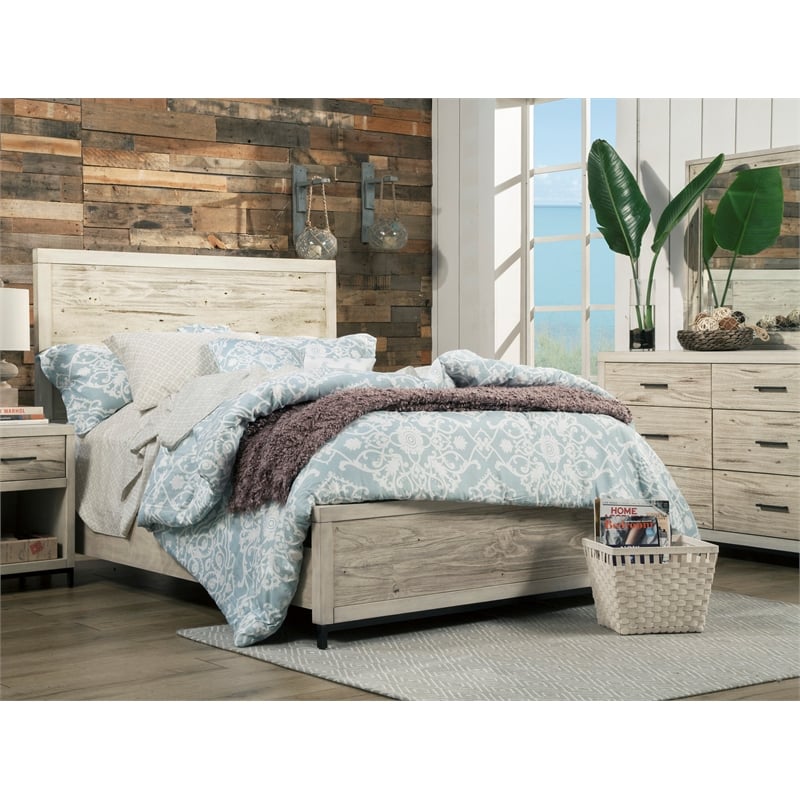 Pemberly Row Full Size Wood Bed with 55