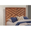 Pemberly Row Standard King Mahogany Wood Headboard in Toffee (Brown)
