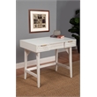 Pemberly Row Wood Bedroom Vanity with Hidden Mirror in Classic White
