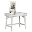 Pemberly Row Wood Bedroom Vanity with Hidden Mirror in Classic White