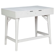 Pemberly Row Wood Bedroom Vanity with Hidden Mirror in Classic White