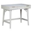 Pemberly Row Wood Bedroom Vanity with Hidden Mirror in Classic White