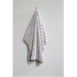 Pemberly Row Ultra Soft Plush Faux Fur Throw Blanket in Gray