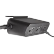 Pemberly Row Power Station with 2 AC Outlets and USB in Black