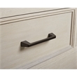 Pemberly Row 4 Drawer White Oak Wood Bedroom Chest in Antique White