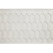 Pemberly Row Queen Size Mahogany Wood Panel Bed in Light Gray