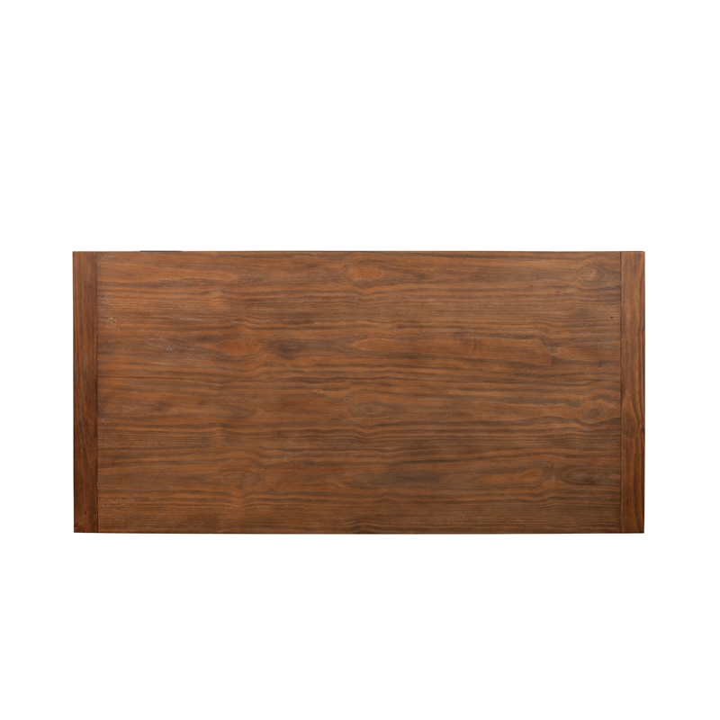 Pemberly Row Wood Dining Table for 4 to 6 in Antique Cappuccino