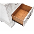Pemberly Row 2 Drawer Transitional Wood Nightstand in White Mist